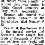 Brace Beemer Obituary