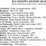 BCA Industry Advisory Baord
